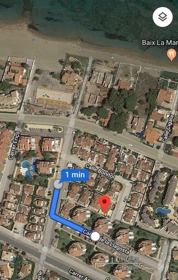 Estudio Con Piscina, Playa Y Wifi 德尼亚 外观 照片